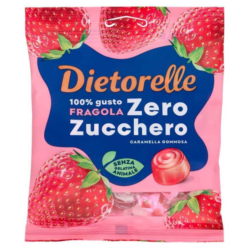 Dietorelle Мягкие конфеты со вкусом клубники, 70 г