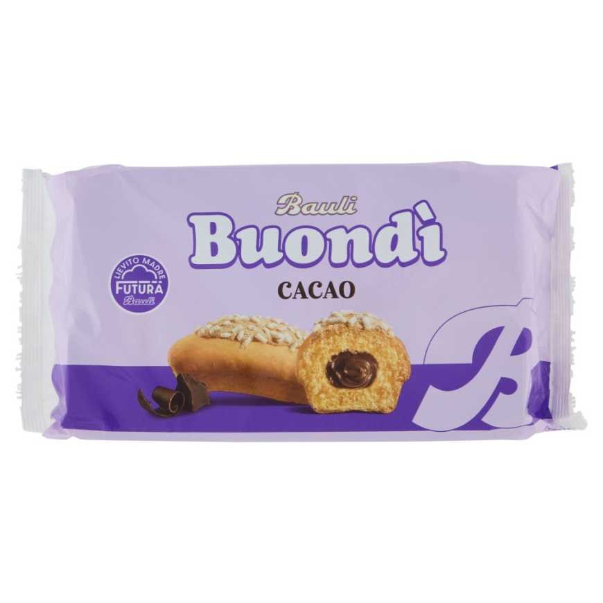 Buondì Motta с начинкой из какао, 6 шт., 258 г