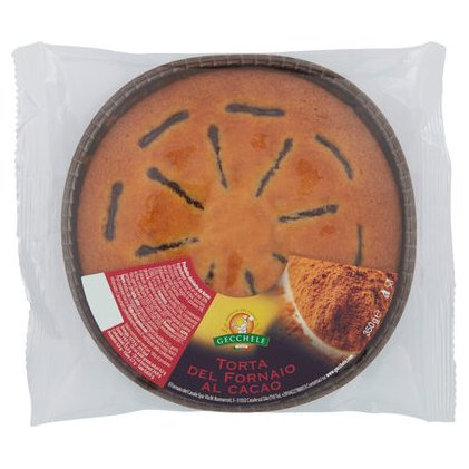 Gecchele бисквитный торт с какао, 350 г