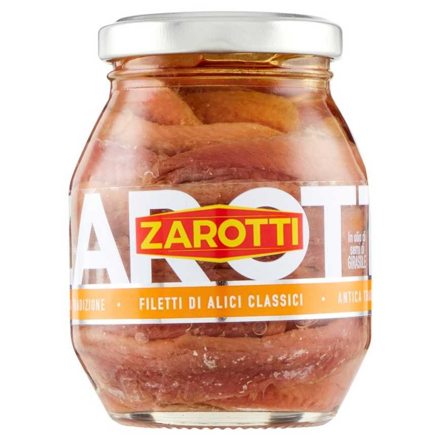 Zarotti Анчоусы в подсолнечном масле, 140 г