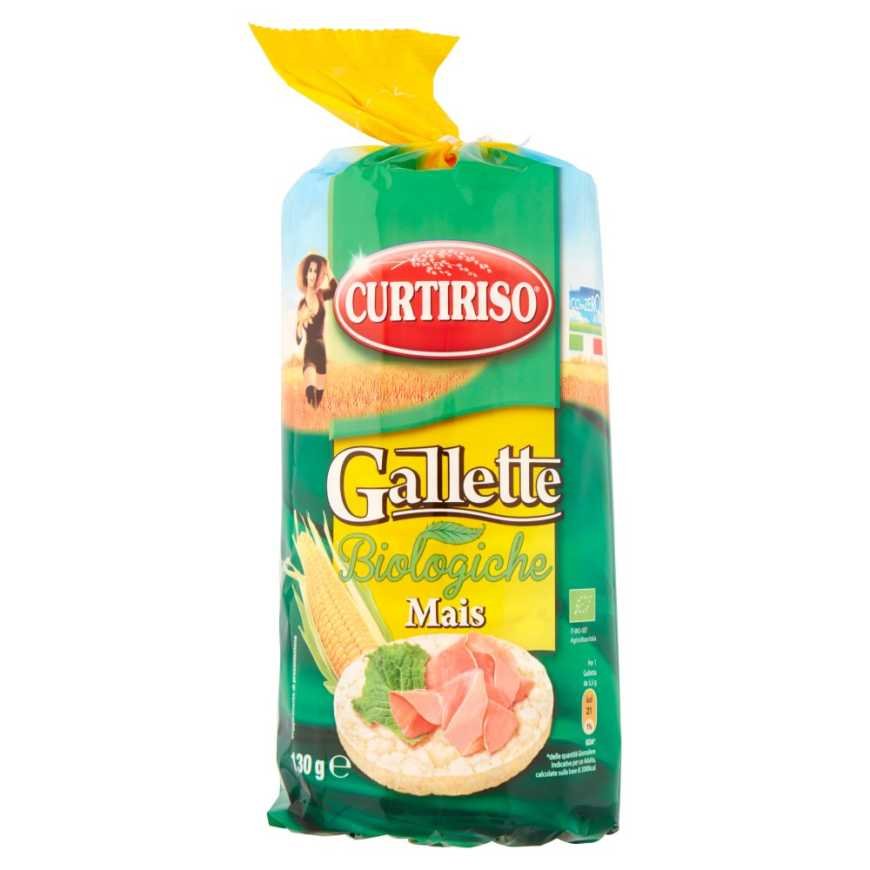 Curtiriso Биологические кукурузные хлебцы, 130 г