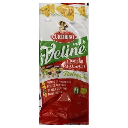 Curtiriso органические хлебцы из бобовых Le Veline Snack, 80 г