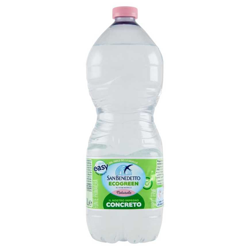 San Benedetto Acqua Minerale Naturale Benedicta Ecogreen Easy минеральная негазированная вода, 1 л