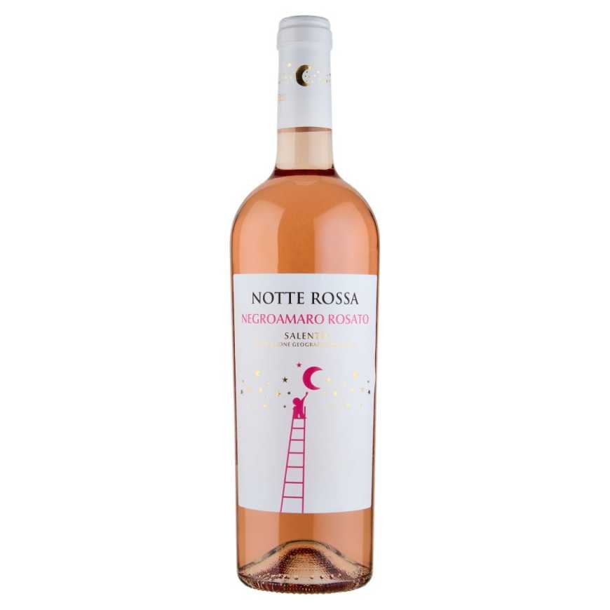 Notte Rossa Negroamaro Rosato Salento IGP розовое сухое вино, 0,75 л