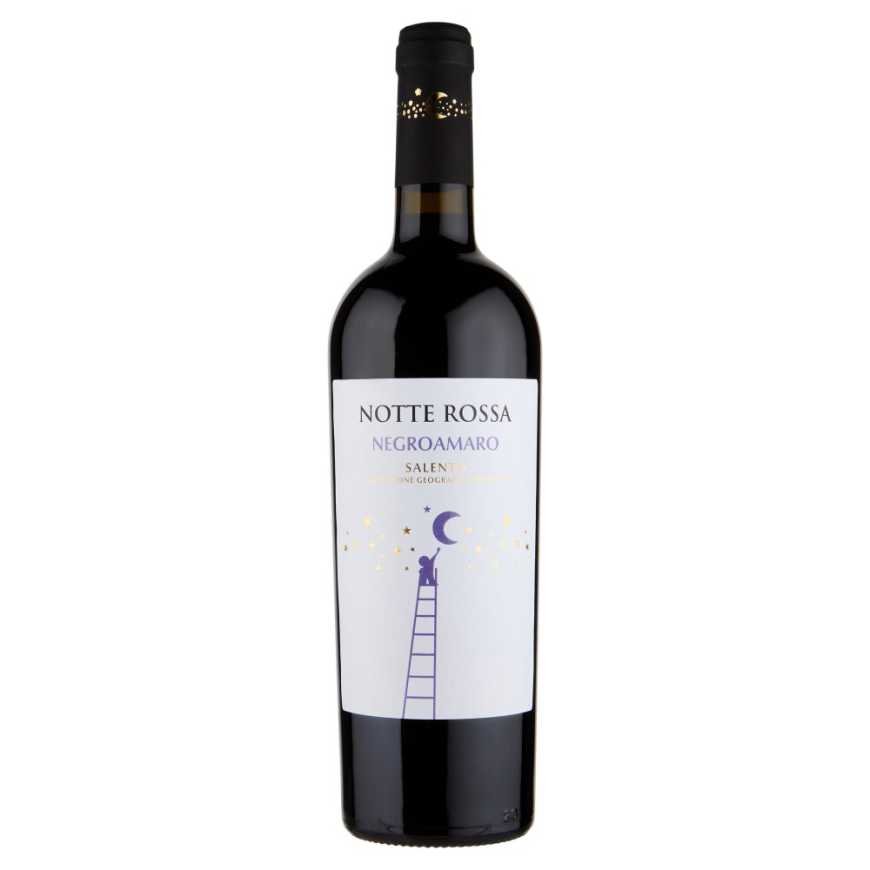Notte Rossa Negroamaro Salento Rosso IGP красное сухое вино, 0,75 л