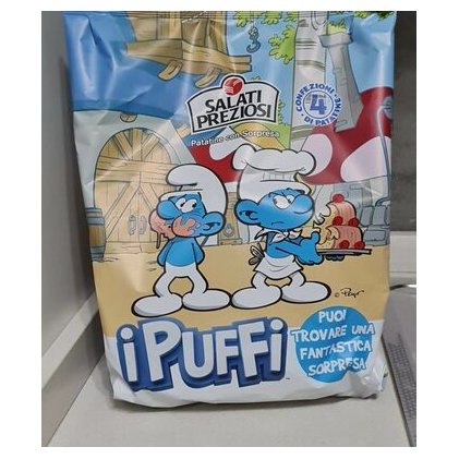Salati Preziosi набор картофельных чипсов Smurfs, 4x25 г