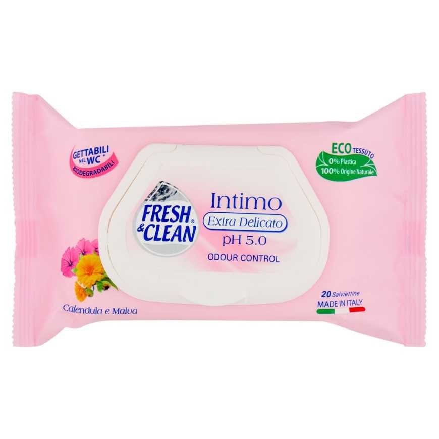 Fresh & Clean влажные салфетки для снятия макияжа, 12 шт