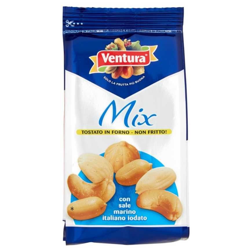 Ventura Ассорти очищенных орехов и сухофруктов, 125 г