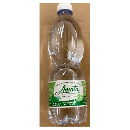 Amata вода слабогазированная ПЭТ, 0,5 л, 12 шт.