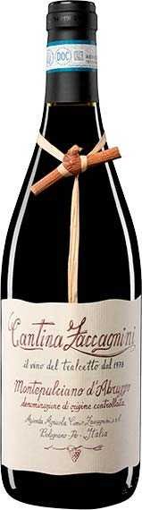 Zaccagnini Красное сухое вино Tralcetto Montepulciano D'Abruzzo Rosso Doc, 0,75 л, 12,5%
