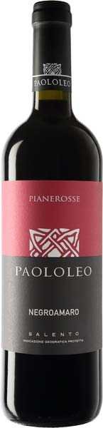Paololeo Pianerosse Negroamaro Salento IGP red dry wine, 0.75 l