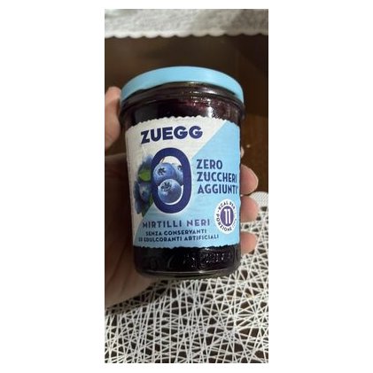 Zuegg джем из черники без добавления сахара, 220 г