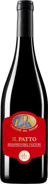 Cantine Del Notaio Красное сухое вино Il Patto Aglianico Del Vulture Doc Rosso, 0,75 л, 14%