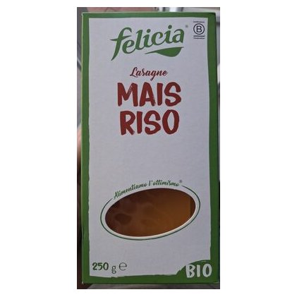 Felicia безглютеновая лазанья из кукурузной и рисовой муки, 250 г