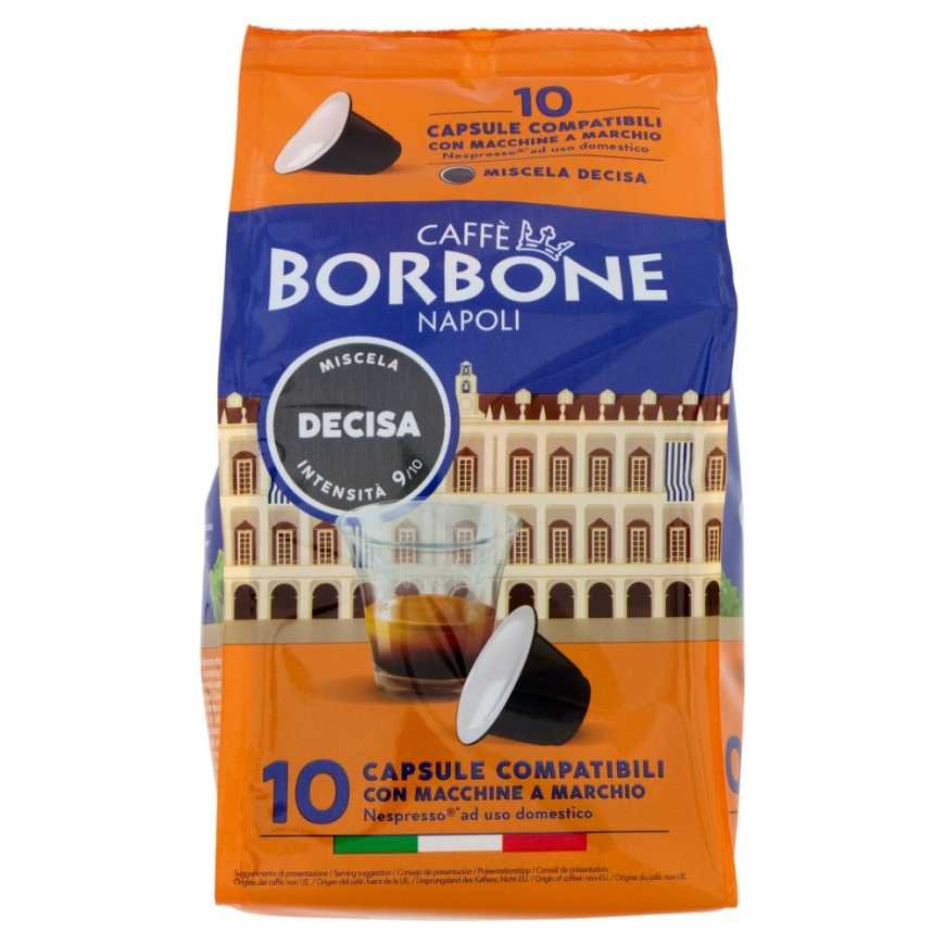 Caffè Borbone Кофе в капсулах Miscela Decisa совместимые с Nespresso, 10 × 5 г