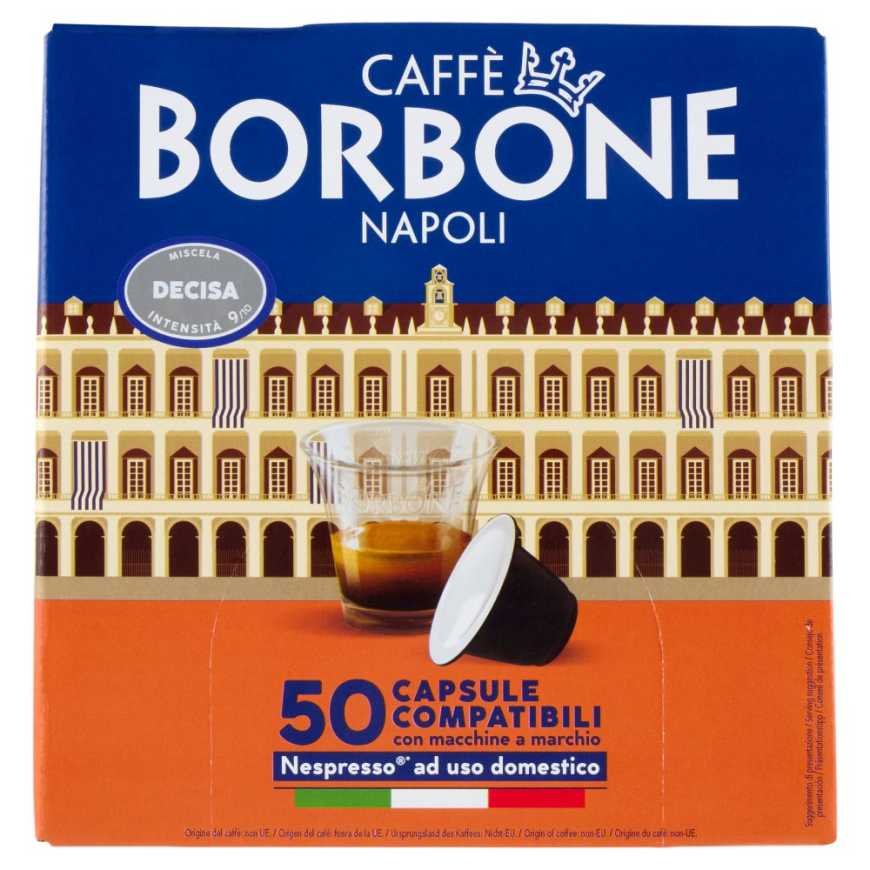 Caffè Borbone Кофе в капсулах Miscela Decisa совместимые с Nespresso, 50 × 5 г