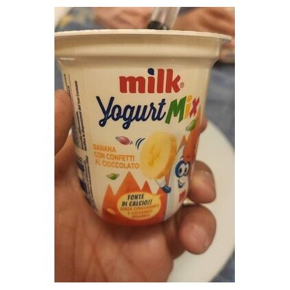 Milk Yogurt Mix yogurt with chocolate драже, assorted, 110 g
