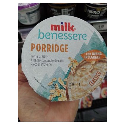 Milk Benessere свежая каша порридж, 150 г