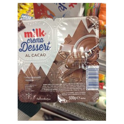 Milk десертный крем со вкусом какао, 4х125 г