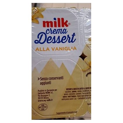 Milk десертный крем со вкусом ванили, 4х125 г
