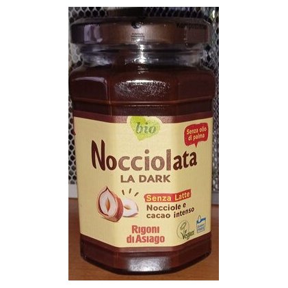Rigoni di Asiago Nocciolata La Dark тёмная шоколадно-ореховая паста без молока, 250 г