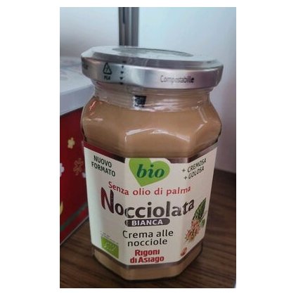 Rigoni di Asiago Nocciolata Bianca органическая белая ореховая паста, 250 г