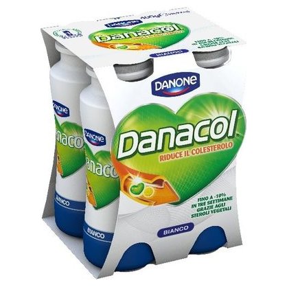 Danacol йогурт классический, 4х100 г