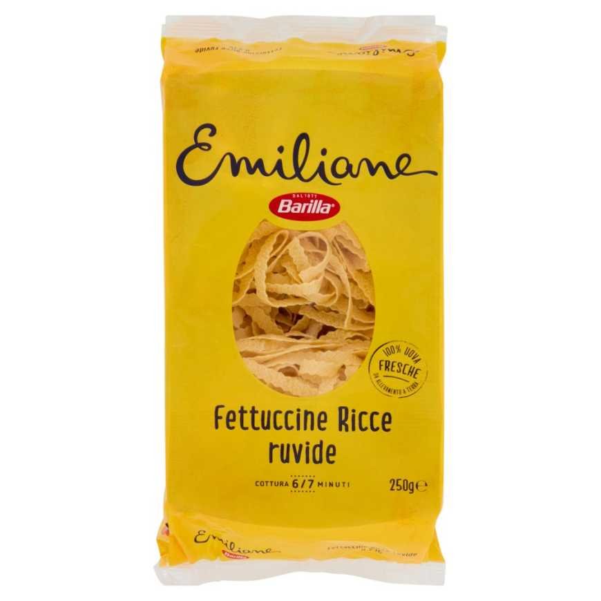 Barilla Emiliane Яичные рифленые феттучине бронзового формования n.275, 250 г