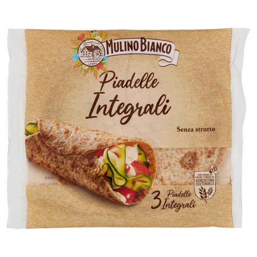 Mulino Bianco пьяделле цельнозерновые, 3 шт, 225 г