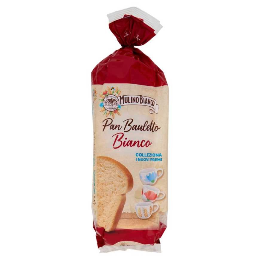 Mulino Bianco белый хлеб для тостов Pan Bauletto Bianco, 400 г