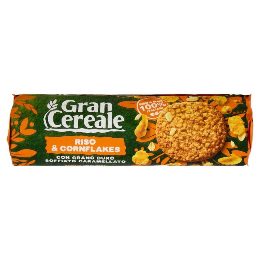Gran Cereale печенье с рисом и кукурузными хлопьями, 230 г