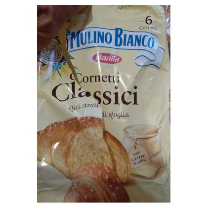 Mulino Bianco классические круассаны, 240 г (6 шт.)