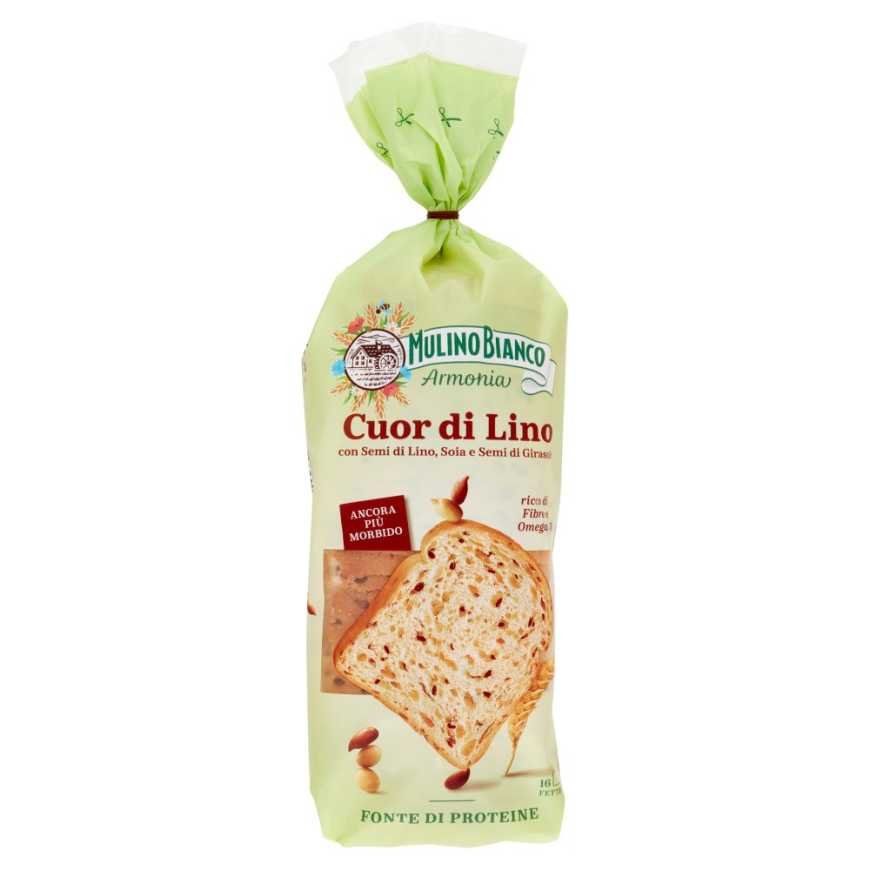 Mulino Bianco хлеб для тостов Cuor di Lino, 400 г