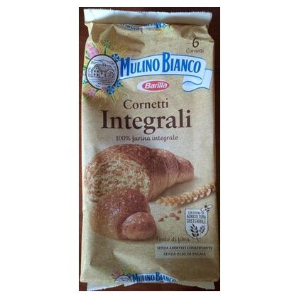 Mulino Bianco цельнозерновые круассаны Cornetti Integrali, 240 г
