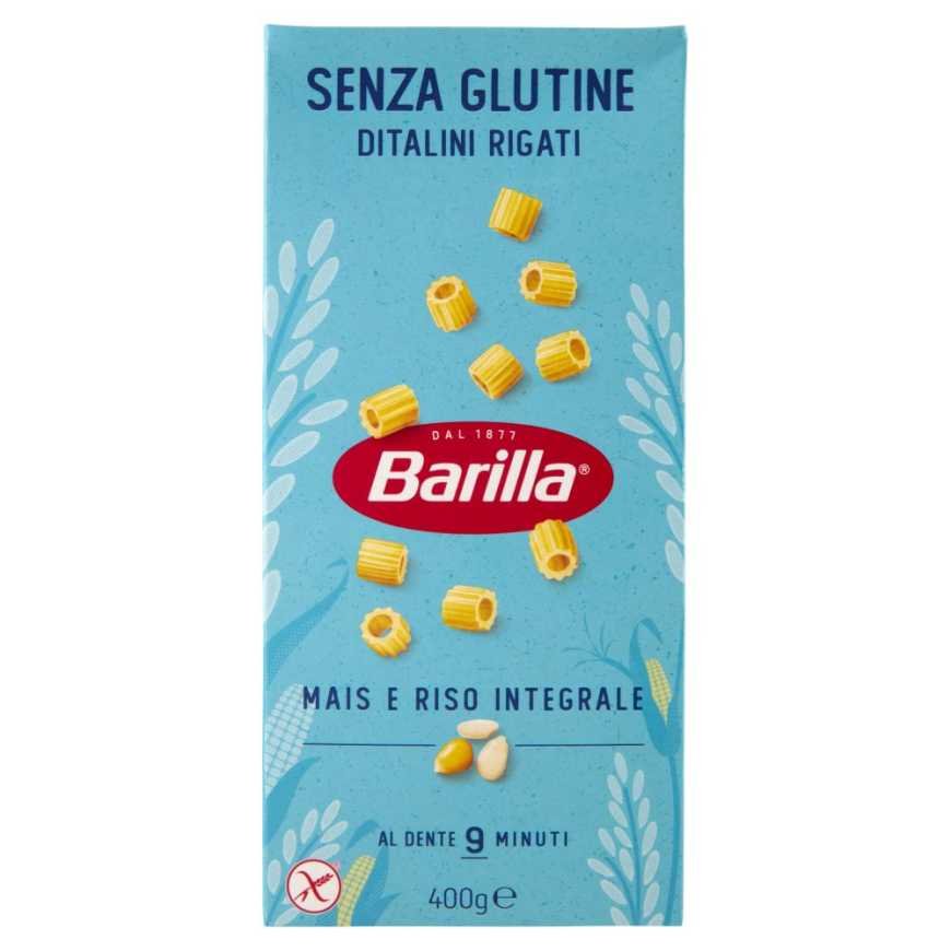 Barilla Senza Glutine gluten-free ditalini rigati pasta, 400 g