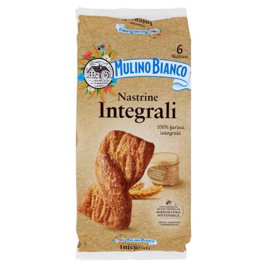 Mulino Bianco Настрине из цельнозерновой муки, 6 шт., 240 г