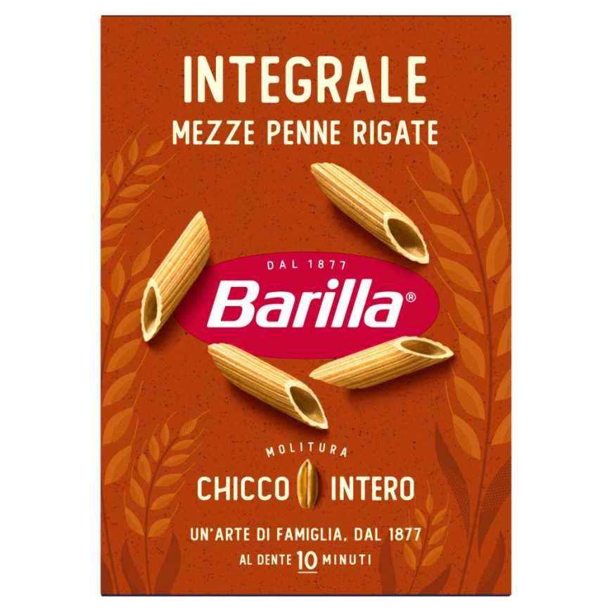 Barilla Integrale цельнозерновые мецце пенне ригате, 500 г