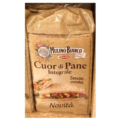 Mulino Bianco цельнозерновой мягкий хлеб Cuor di Pane Integrale, 325 г