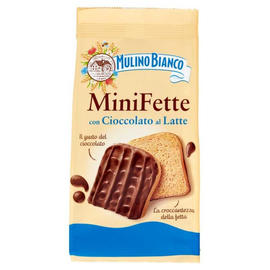 Mulino Bianco мини-сухарики с молочным шоколадом, 110 г