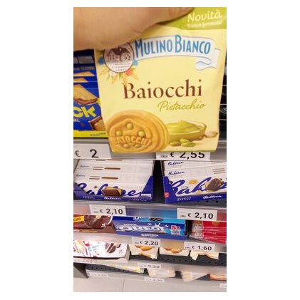 Mulino Bianco Baiocchi печенье с кремом из фисташек, 240 г