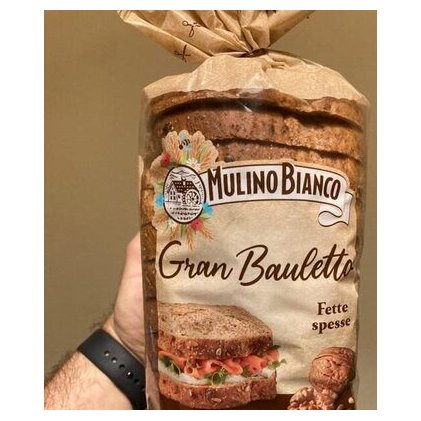 Mulino Bianco цельнозерновой мягкий хлеб Granbauletto, 465 г