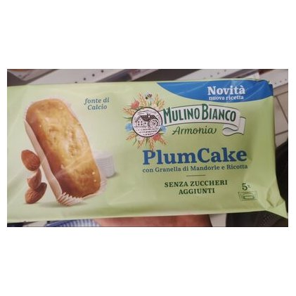 Mulino Bianco пирожное Plumcake с рикоттой и мандарином, 155 г
