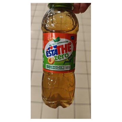 Estathé zero peach iced tea in bottle, 0.4 l