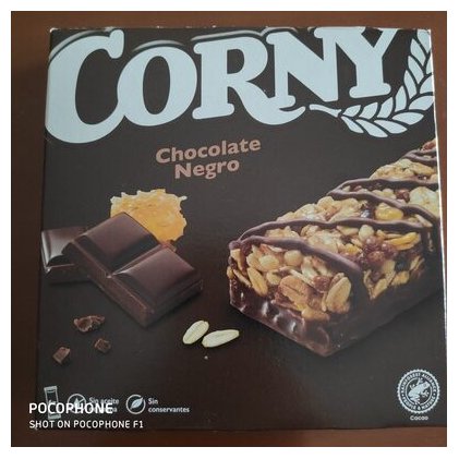 Corny злаковый батончик с темным шоколадом, 138 г