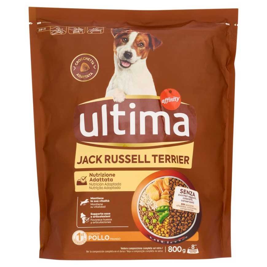 Ultima Сухой корм для джек-рассел-терьеров с курицей, 800 г