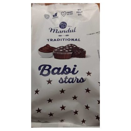 Mandul бисквитные пирожные Babi Stelline, 200 г