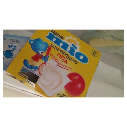 Nestlé Mio ферментированное молоко с яблоком, 100 г, 4 шт.