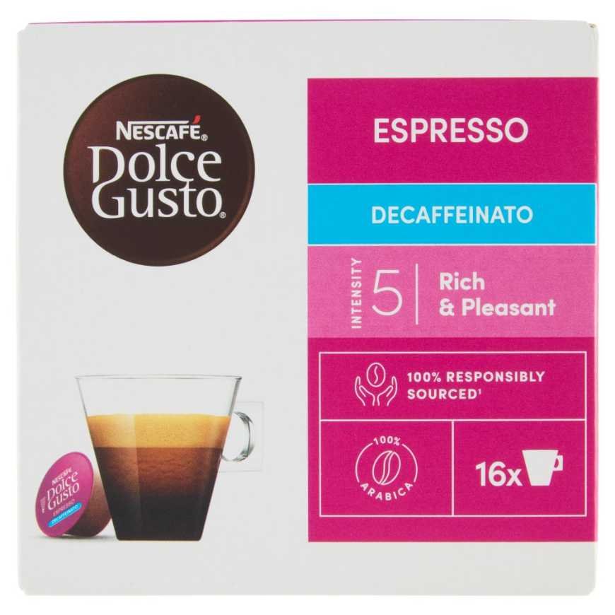 Nescafé Dolce Gusto Кофе в капсулах Espresso Decaffeinato, 16 шт.