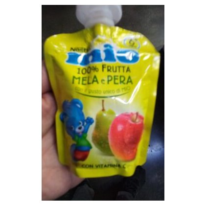 Nestlé Mio apple and pear fruit puree pouch, 90 g