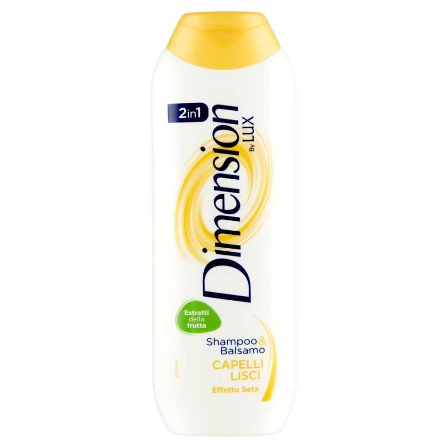 Dimension by Lux 2-in-1 shampoo & conditioner for straight hair, 250 ml